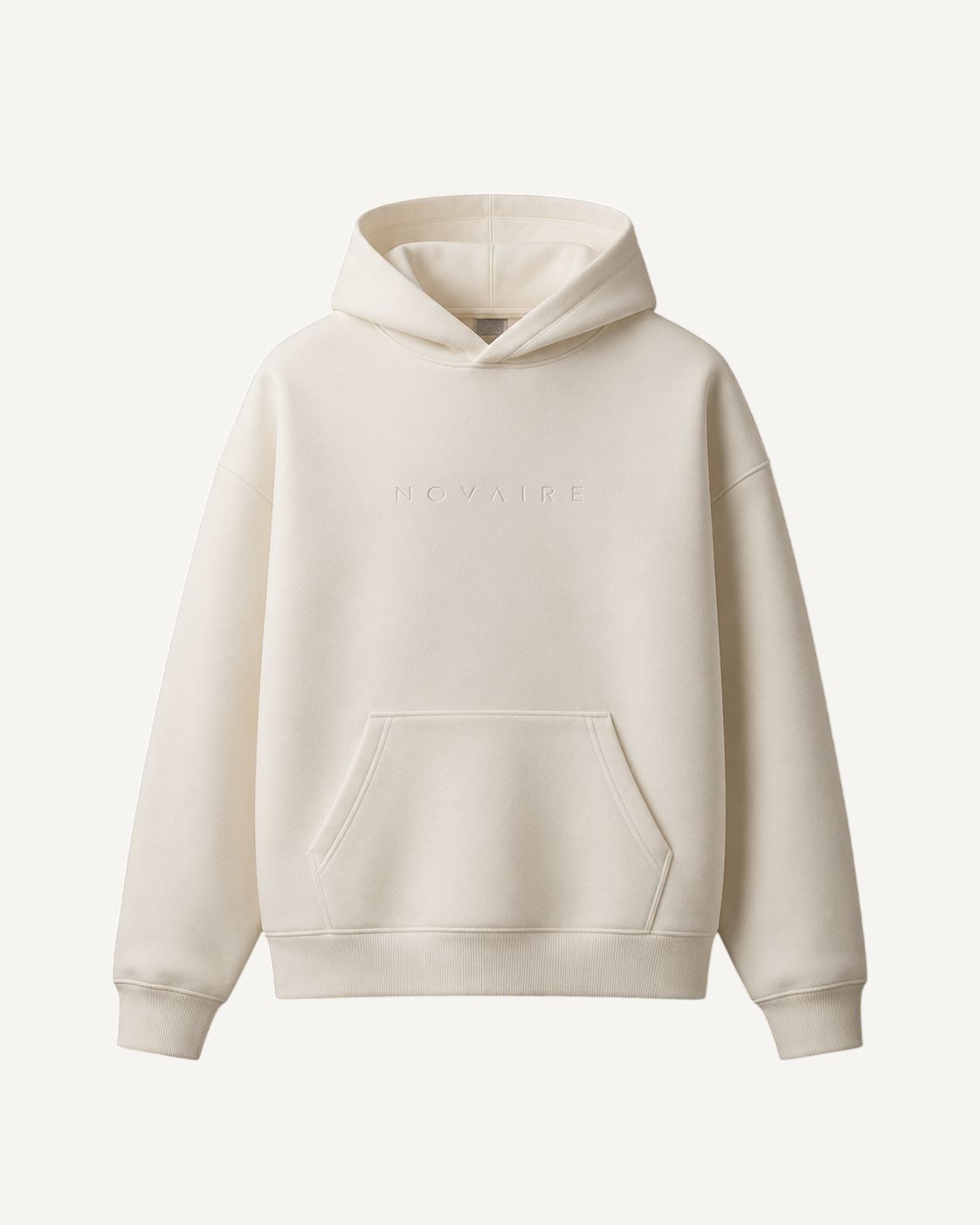 Exodus top in bone white with tonal embroidery